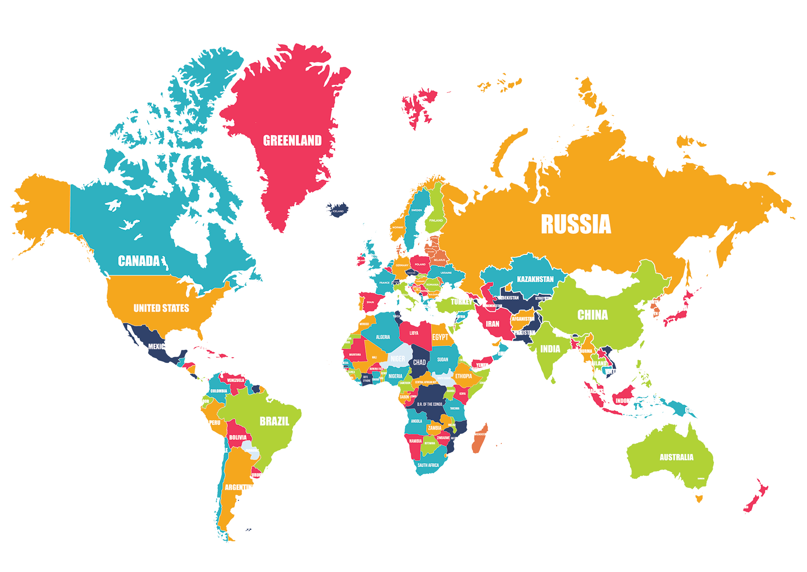 country clipart world map