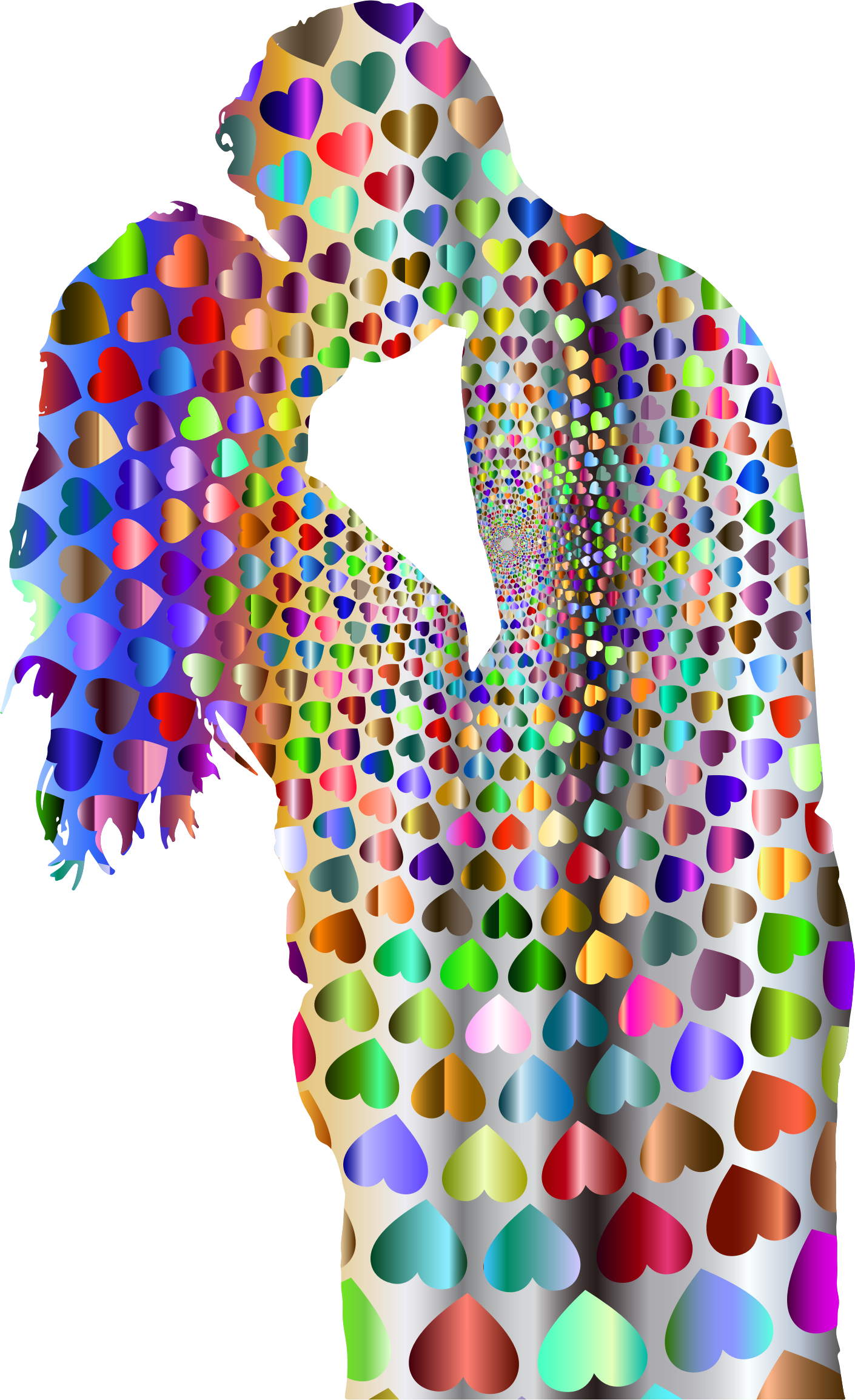 kiss clipart colorful