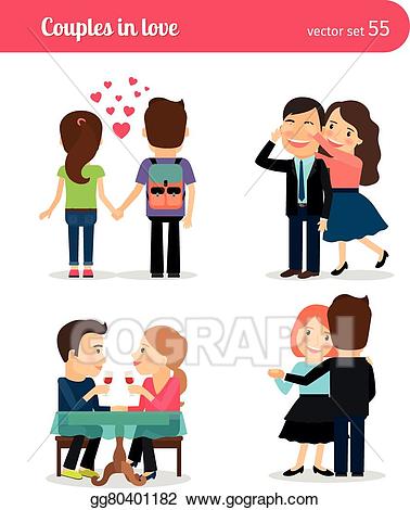 couple clipart first date