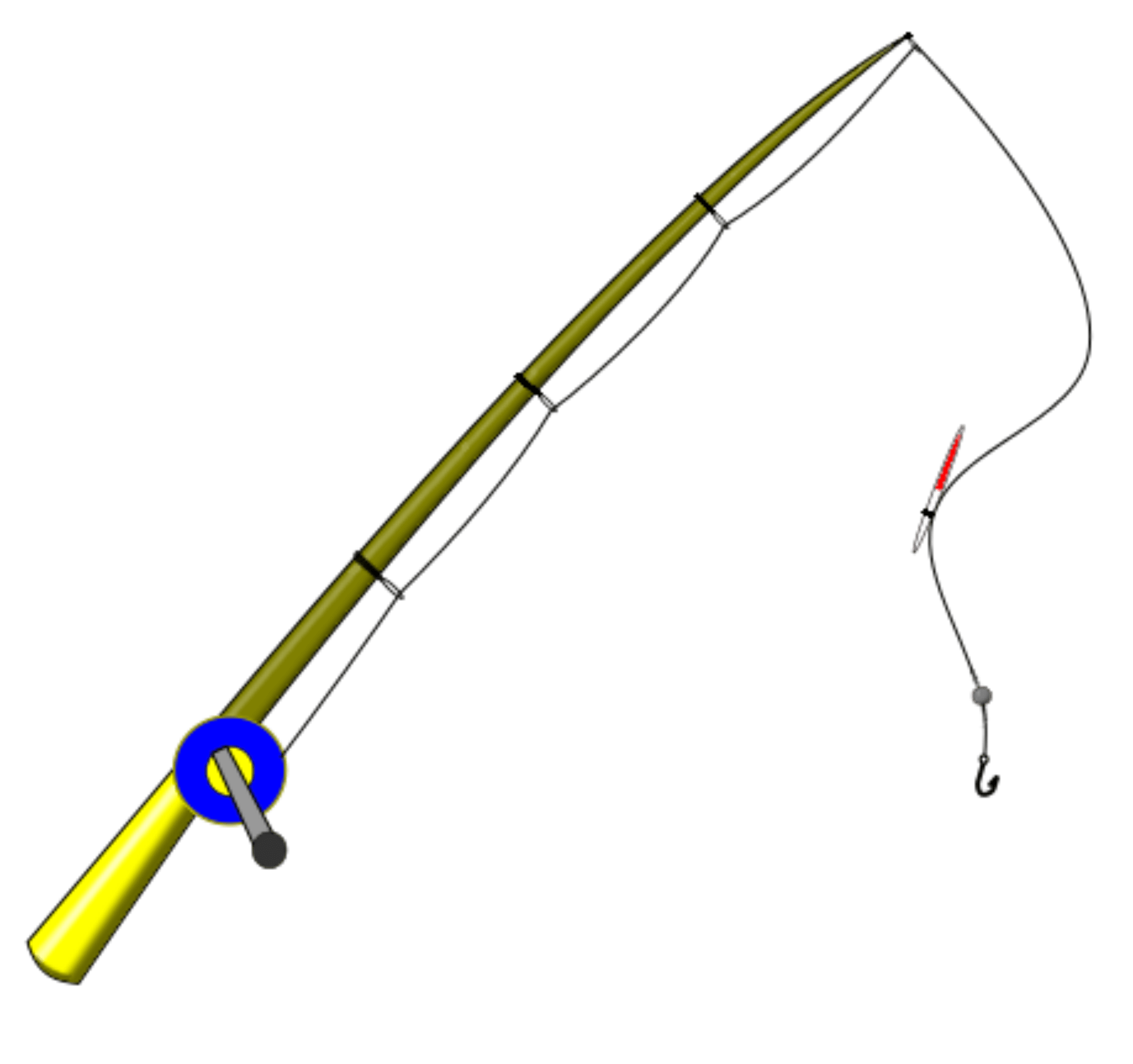 fisherman clipart rod