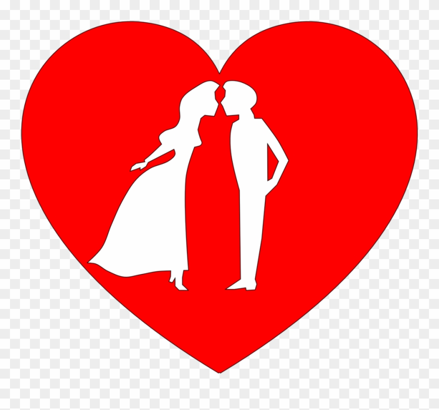 Couple clipart heart. Free in 