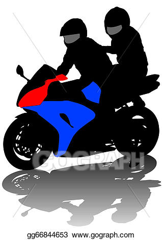 motorcycle clipart couple