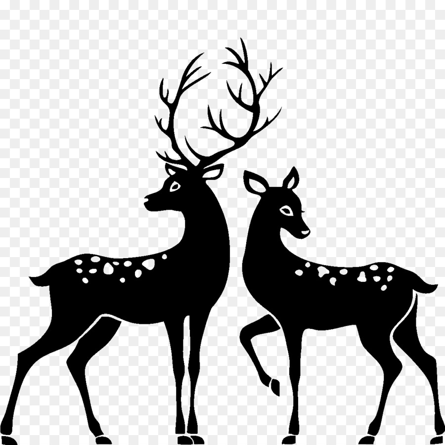 deer clipart couple