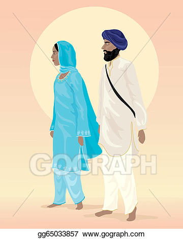 couple clipart sikh