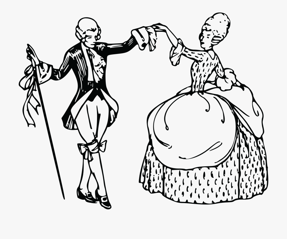 Couple clipart vintage. Free of a ballroom