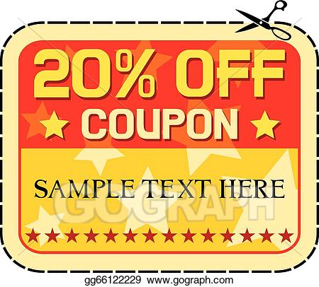 coupon clipart 20%