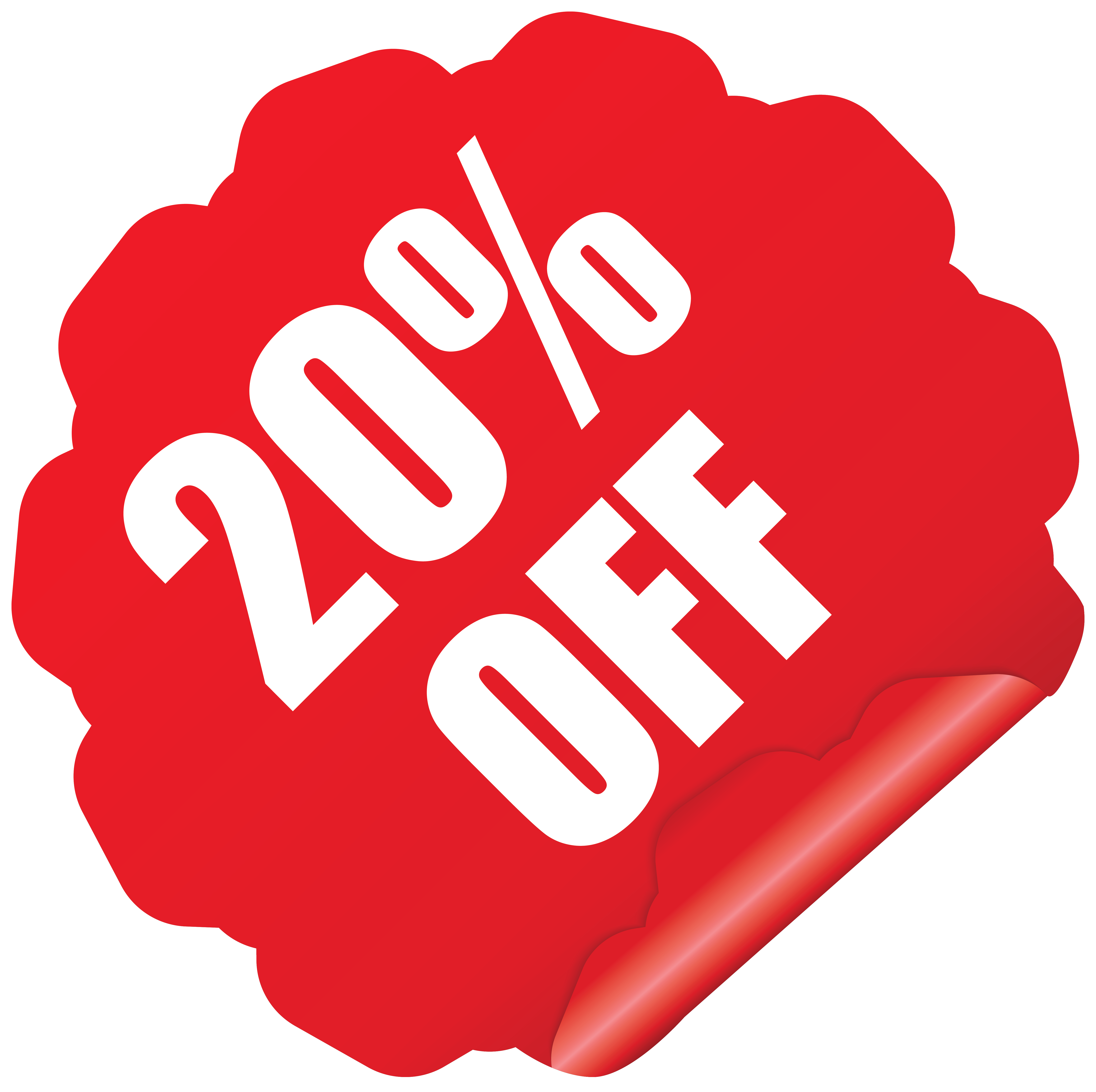 coupon clipart 20%