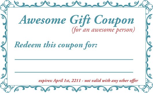 coupon clipart birthday gift