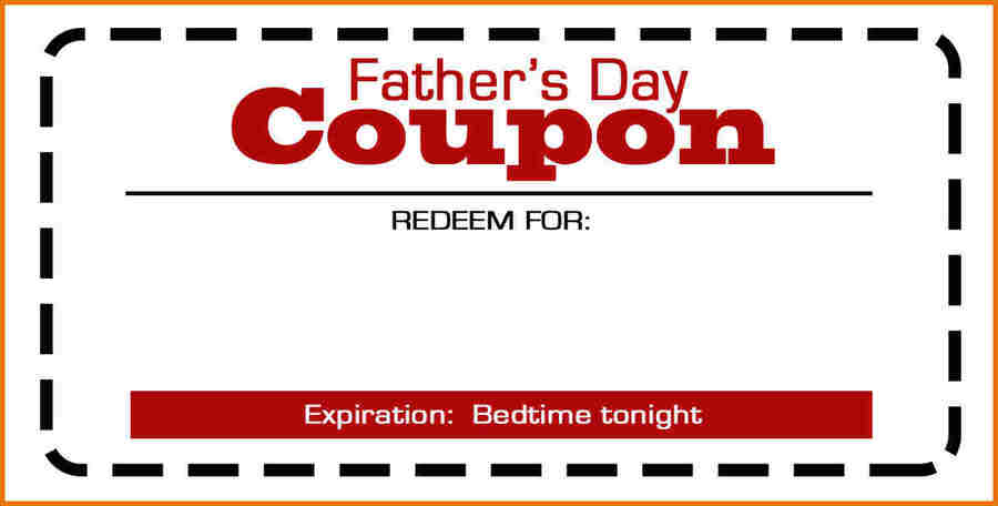 coupon clipart father's day