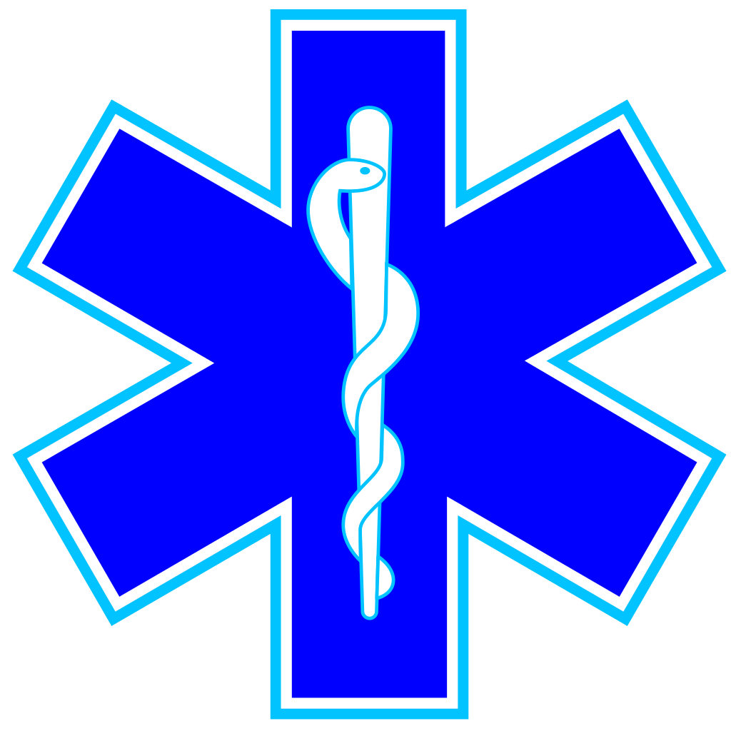 Star of life background. Coupon clipart icon