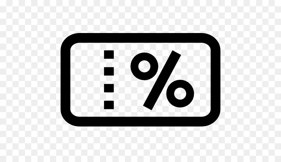 Number voucher text transparent. Coupon clipart icon