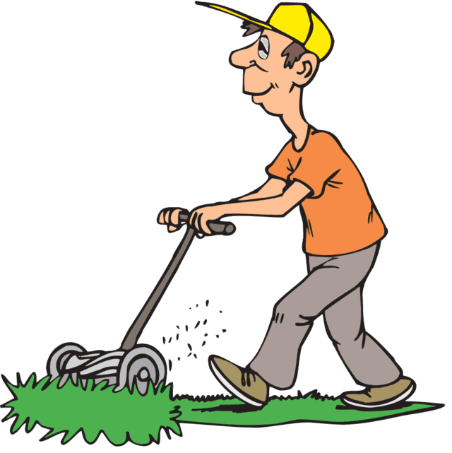 mowing clipart landscaping