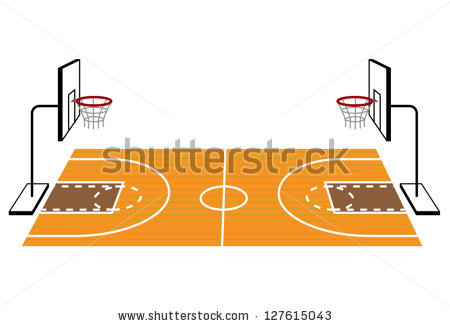 court clipart basketball gymnasium