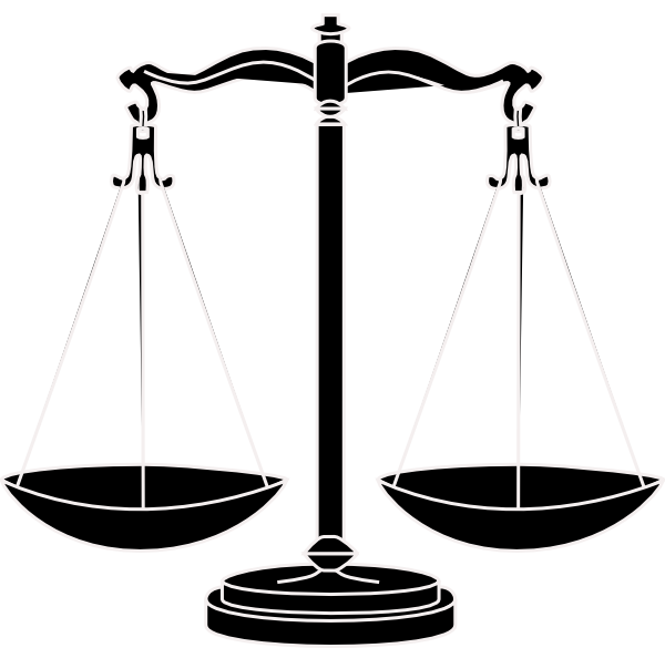 legal clipart judge scale