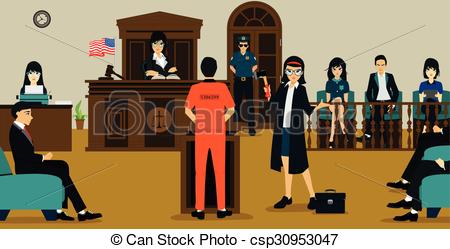 Court clipart defence lawyer. In 