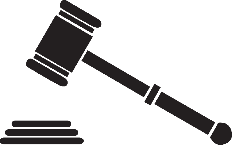 Legal records erie county. Law clipart gavel