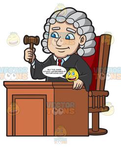 Judge clipart red robe. A friendly 