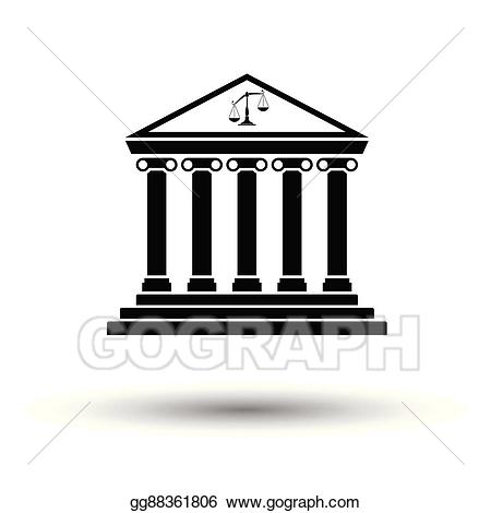 courthouse clipart vector