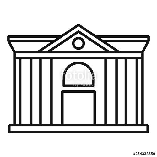 courthouse clipart vector