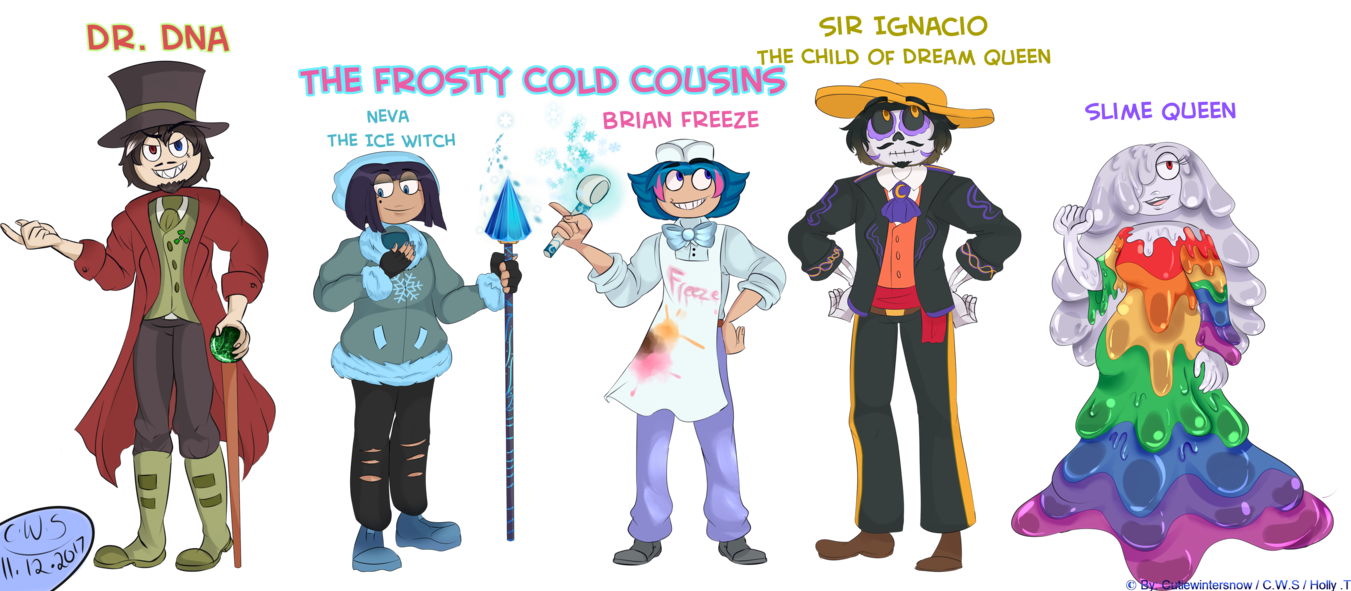 Pop fan villains by. Cousins clipart 8 child