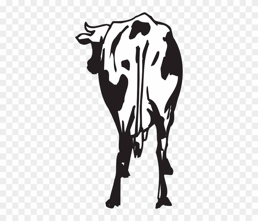 cow clipart back