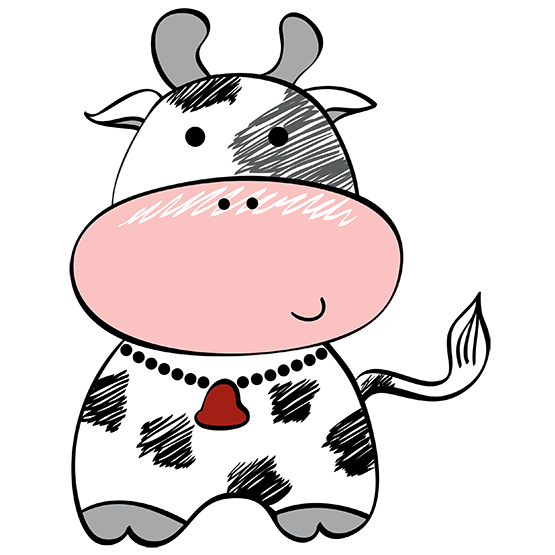 cow clipart craft