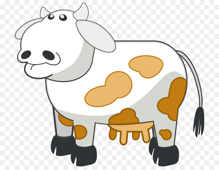 cow clipart dog