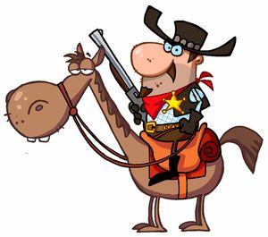 cowboy clipart animated