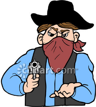 This panda free . Cowboy clipart bandit
