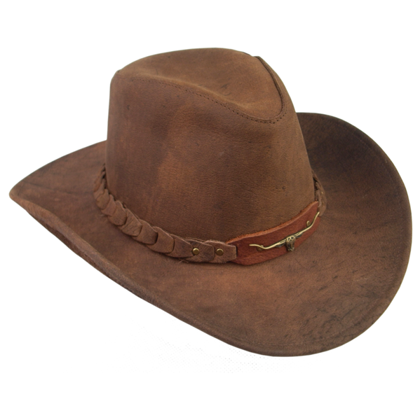 cowboy clipart brown hat
