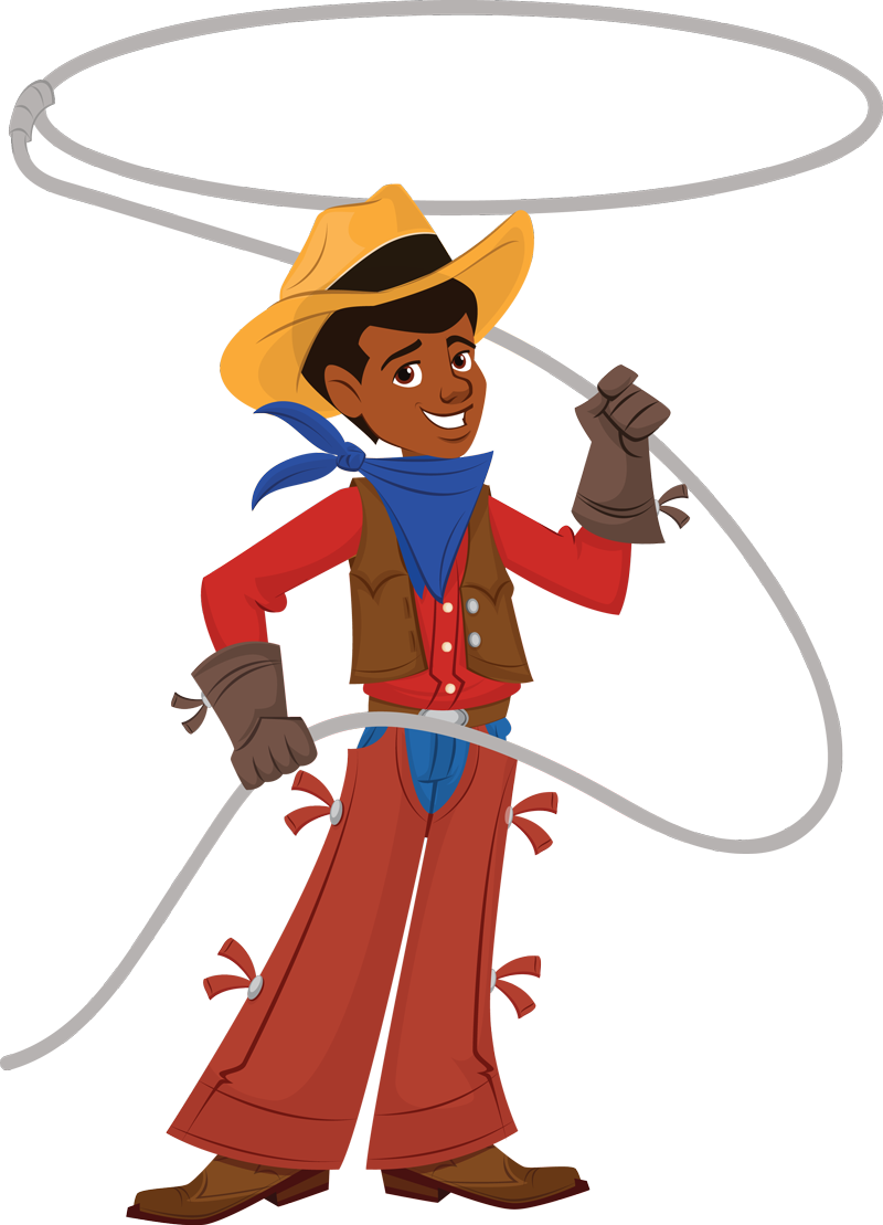 cowboy clipart lasso