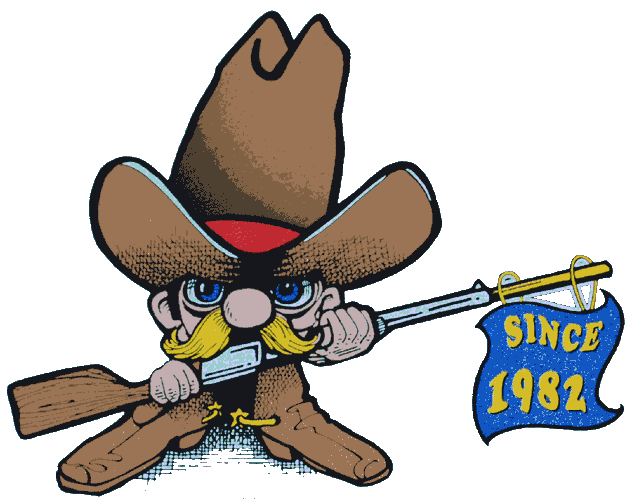old clipart old cowboy