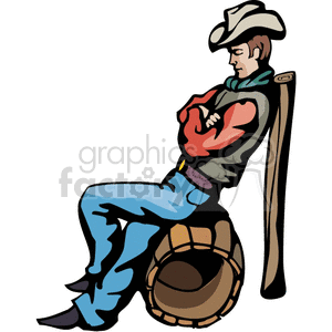 cowboy clipart rest