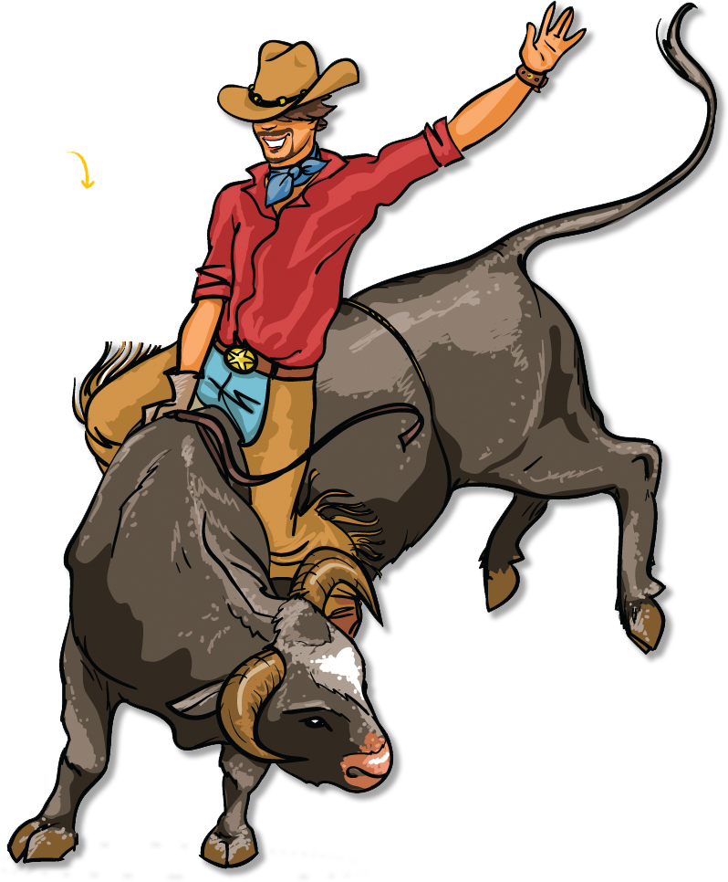Cowboy clipart rodeo, Cowboy rodeo Transparent FREE for download on ...