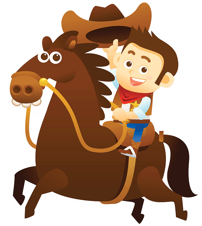 cowgirl clipart roundup