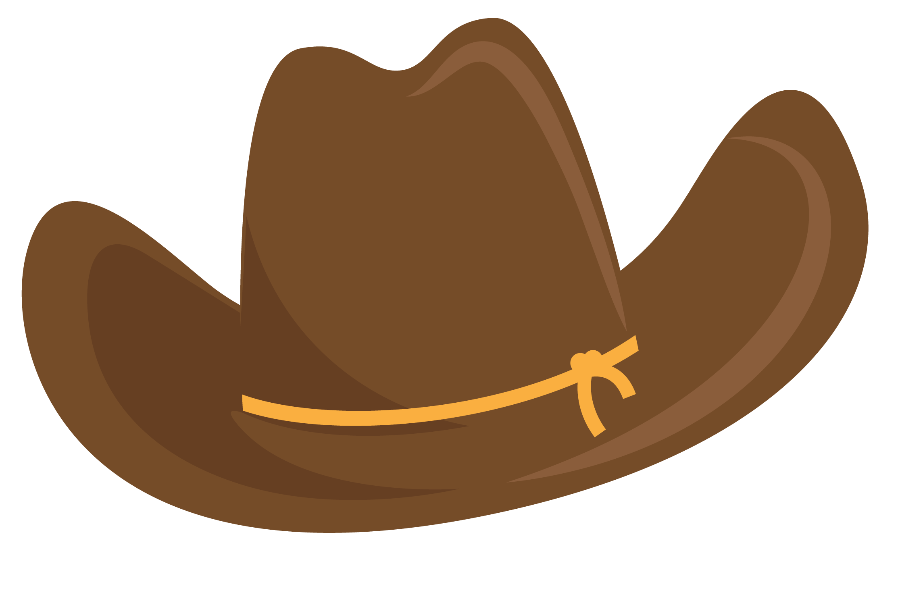 Cowgirl clipart brown cowboy boot. Minus say hello boys