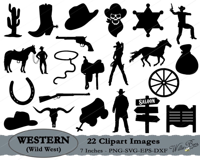 cowboy clipart western movie