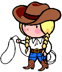 cowgirl clipart animated