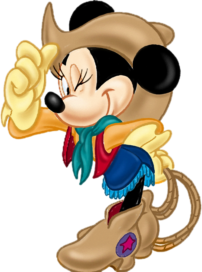 Cowgirl clipart cartoon. Mickey and friends png
