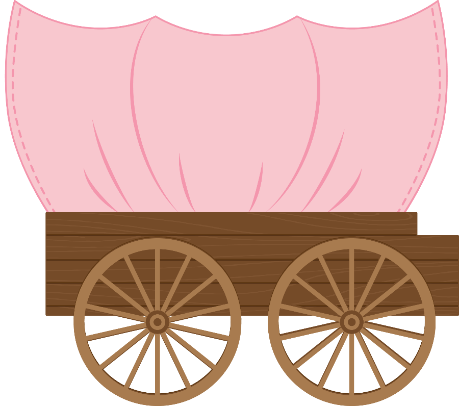 Cowboy e cowgirl minus. Wagon clipart farm wagon