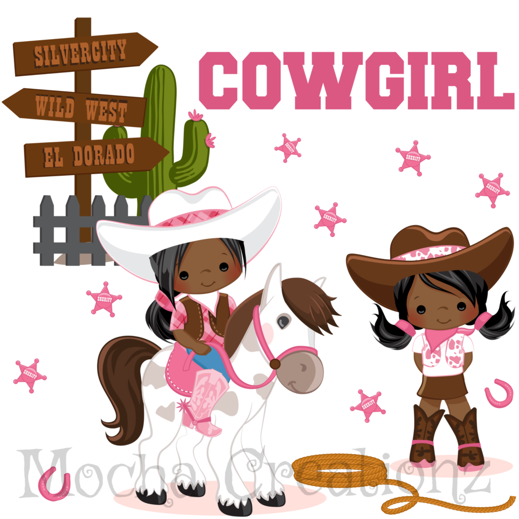 cowgirl clipart gallop