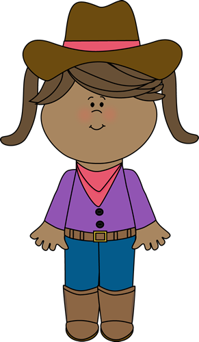 Cowgirl clipart kid. Western clip art images
