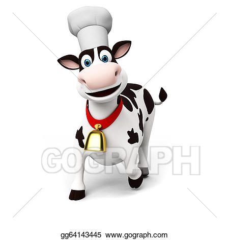cows clipart chef