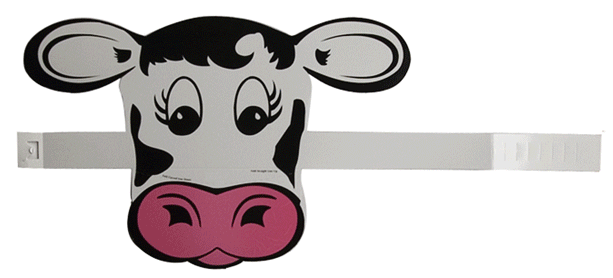 cows clipart hat