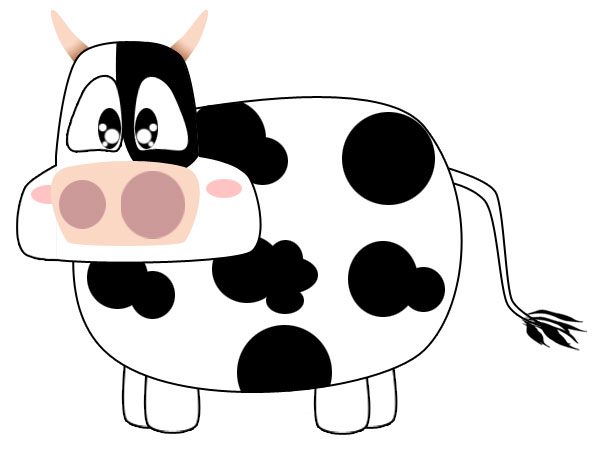 cows clipart kid