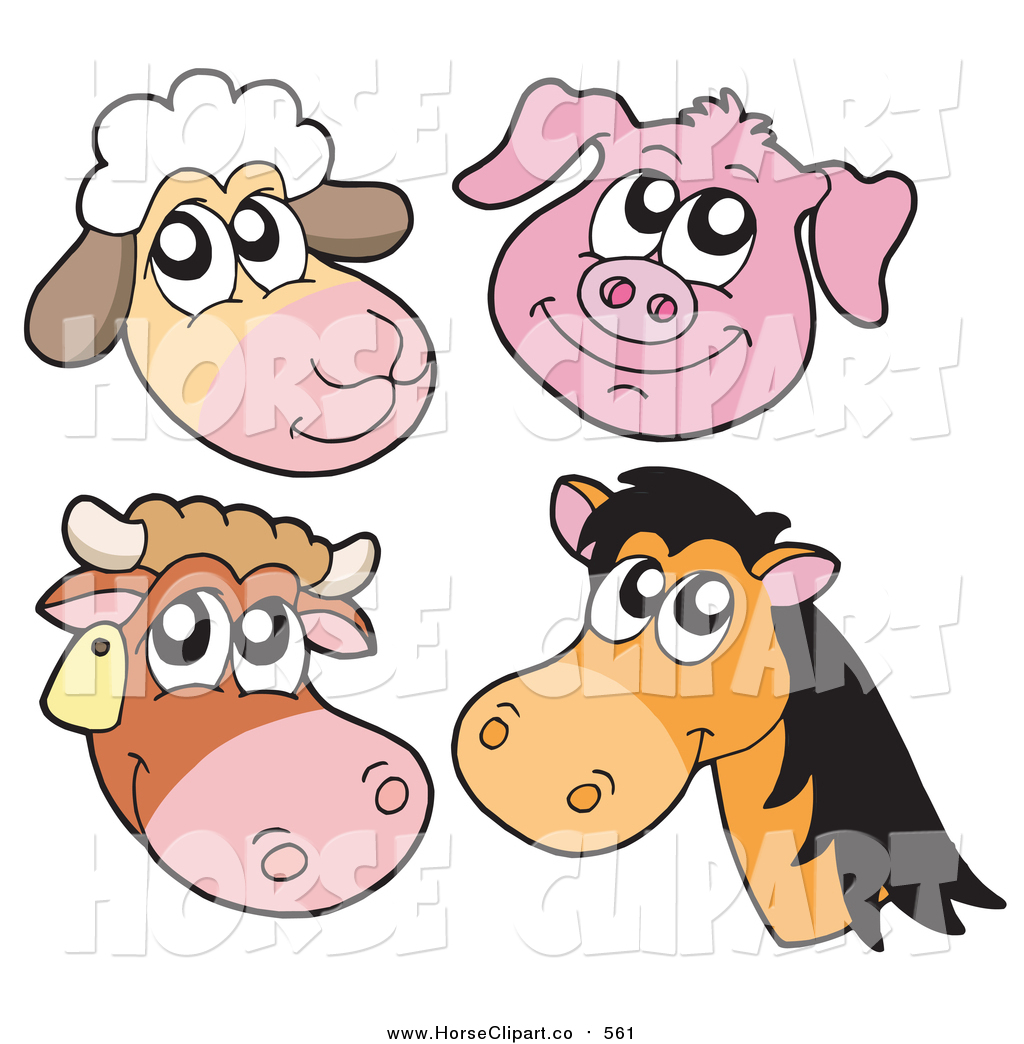 cows clipart pig
