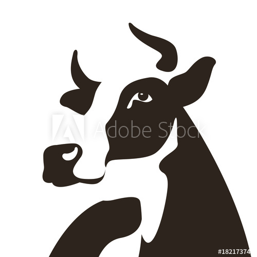 cows clipart profile