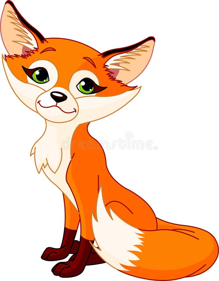 coyote clipart adorable fox