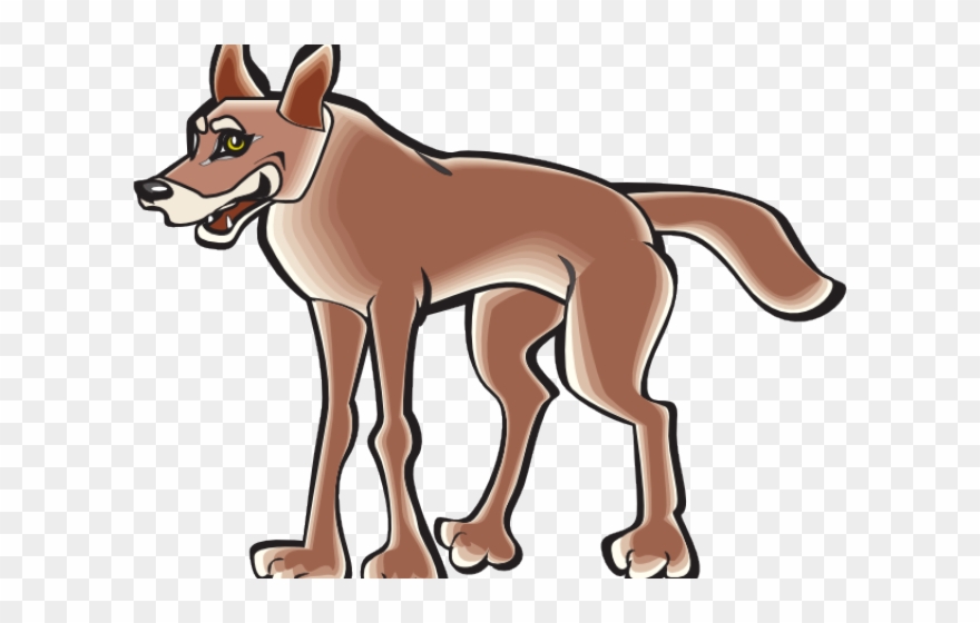 coyote clipart angry