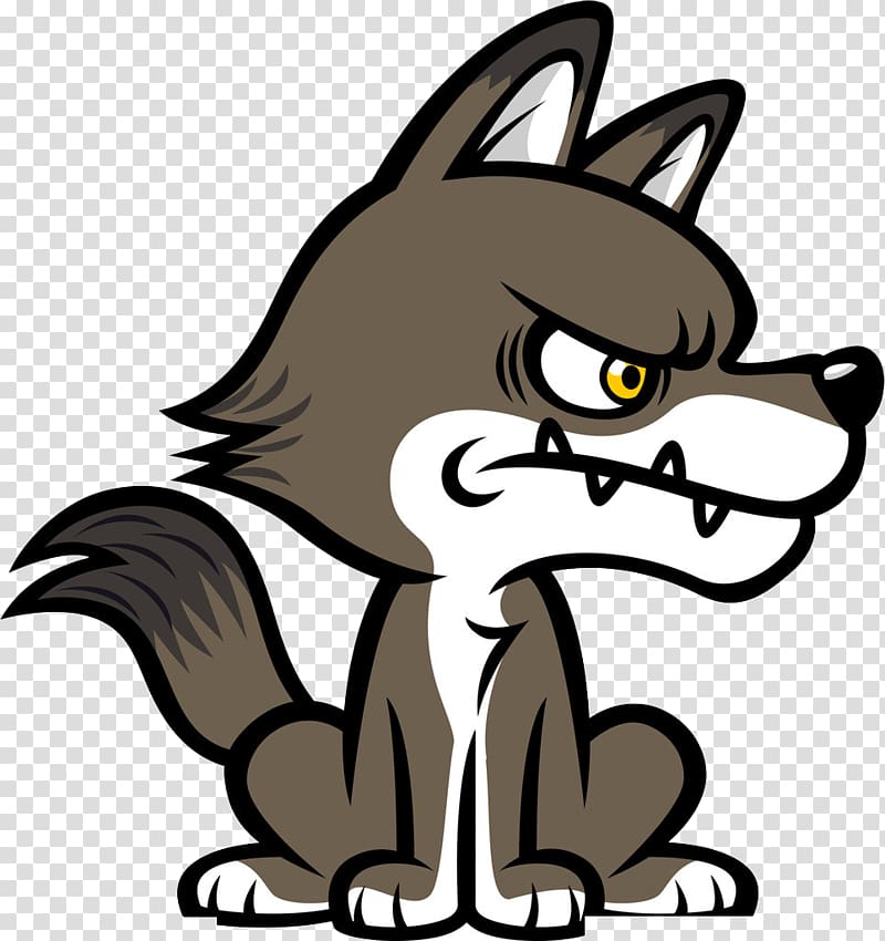 coyote clipart big bad wolf
